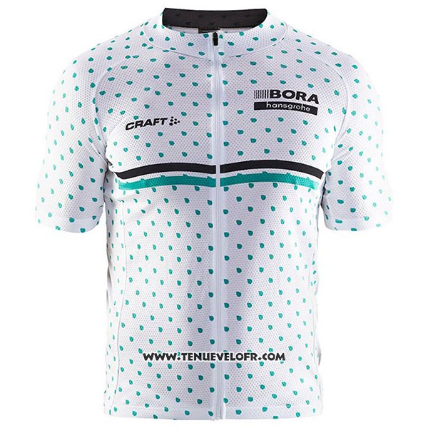 2017 Maillot Ciclismo Bora Blanc Manches Courtes et Cuissard